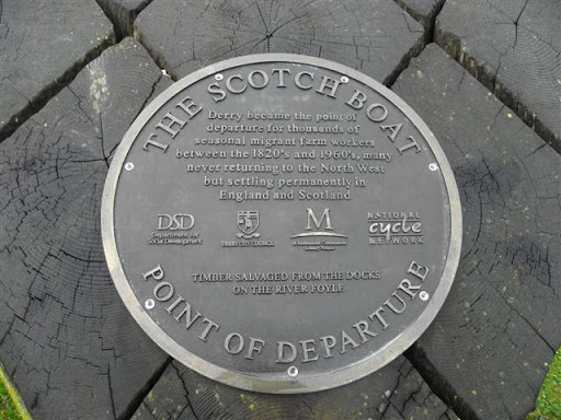 The Scotch Boat Plaque, Derry / Londonderry