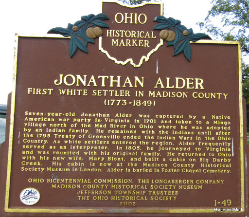 Jonathan Alder - First White Settler in Madison County (1773-1849)