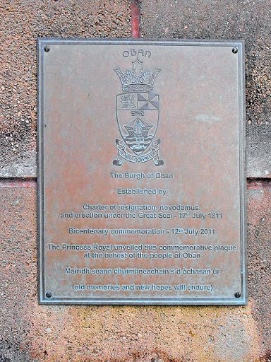 Bicentennial Plaque, Oban Clock Tower