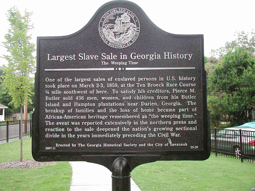 Largest Slave Sale in Georgia History: The Weeping Time