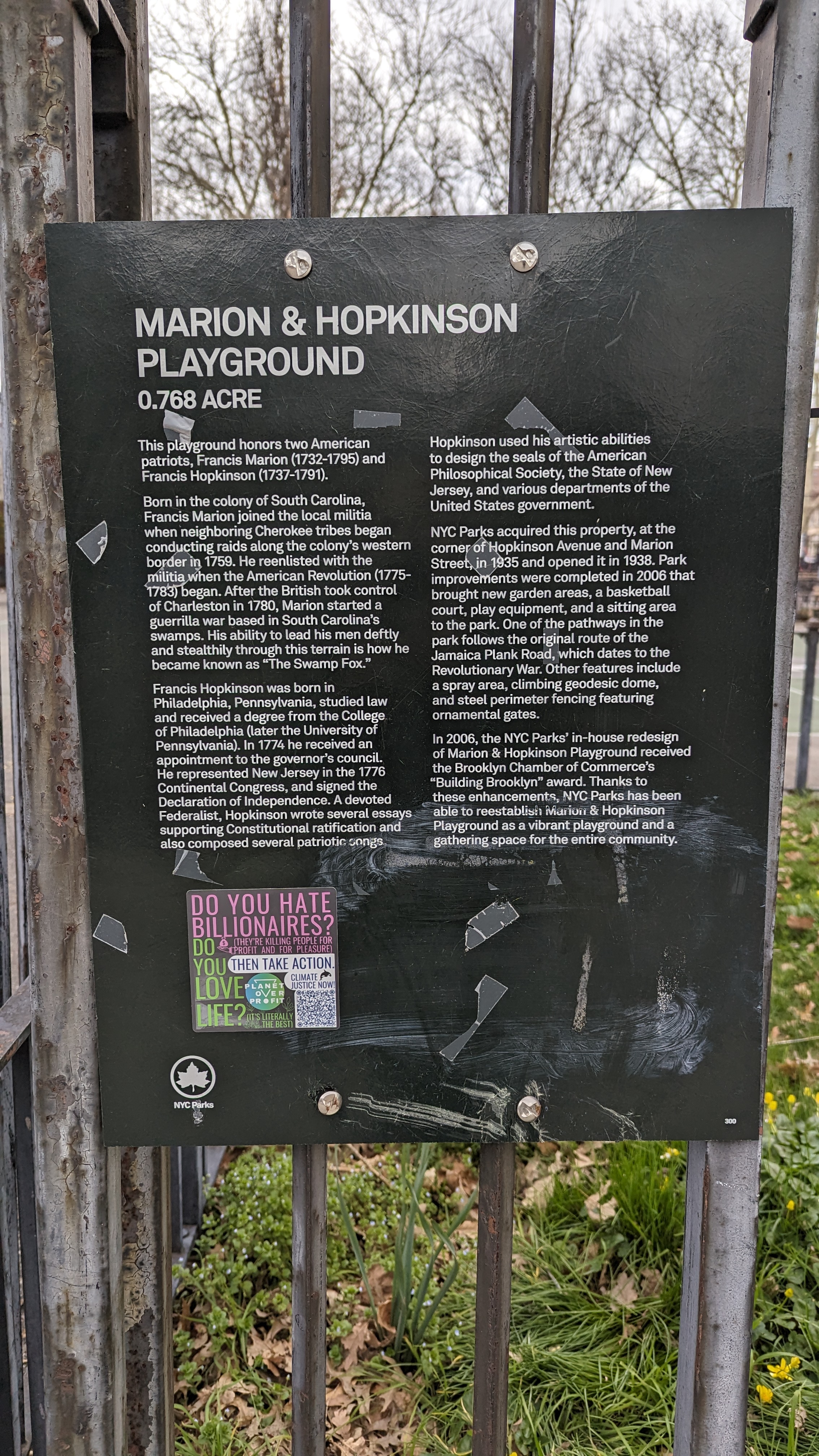 Marion & Hopkinson Playground
