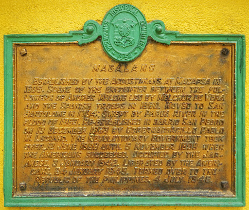 Magalang historical marker