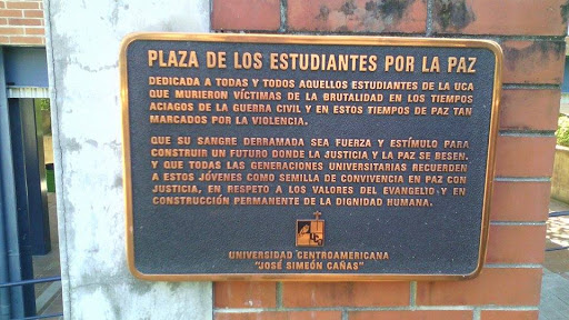 Plaza de los Estudiantes por la Paz