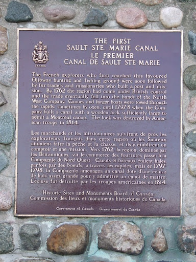 The First Sault Ste. Marie Canal