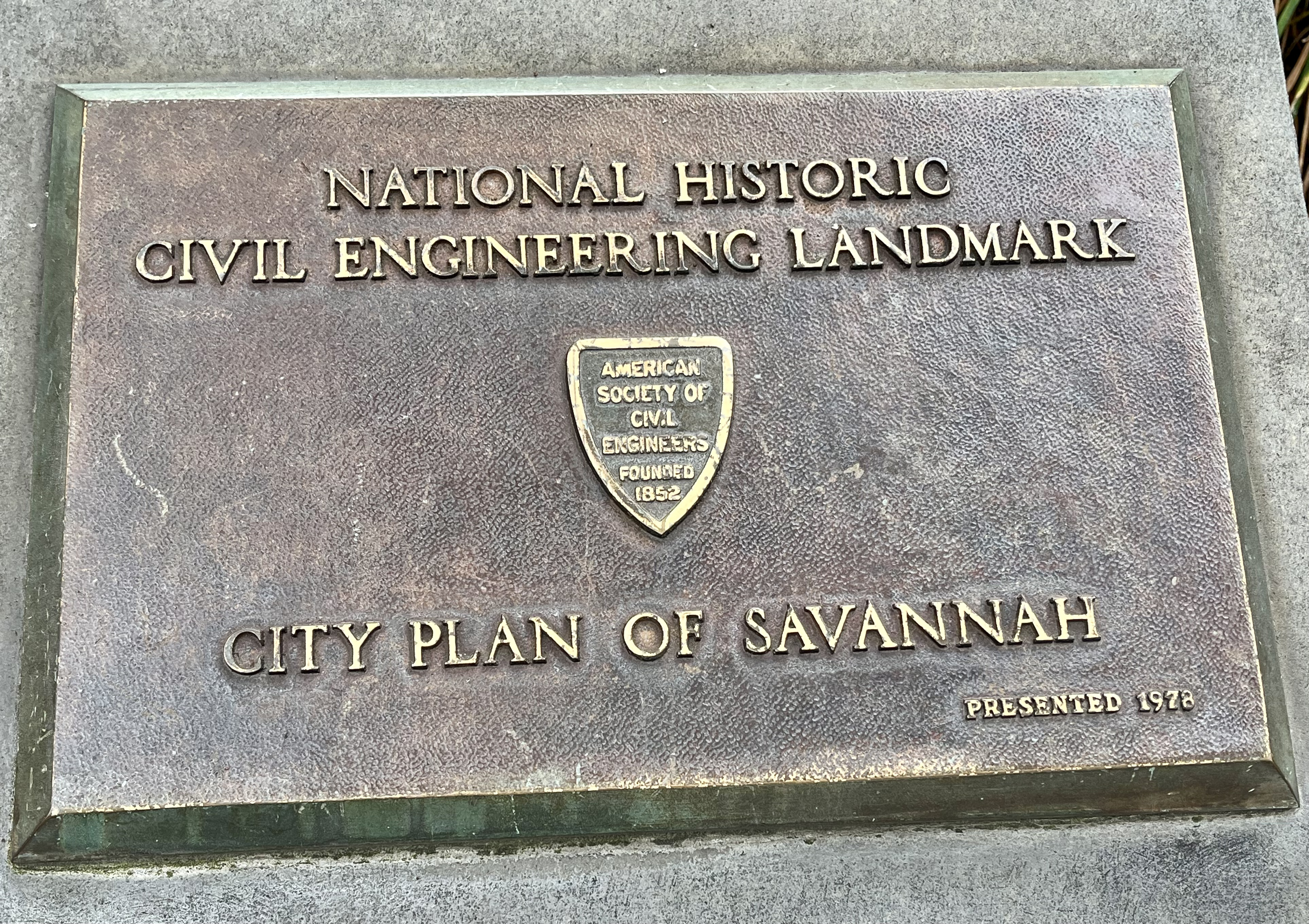 City Plan of Savannah