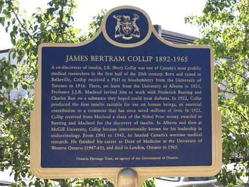 James Bertram Collip 1892-1965