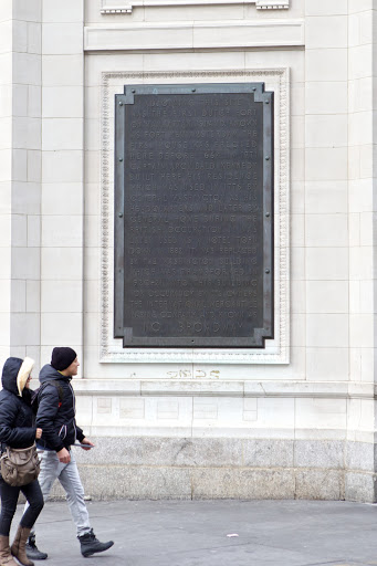 Dedicated NYC Plaque