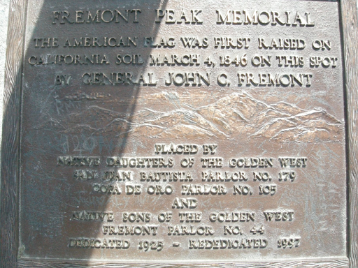 Fremont Peak Memorial