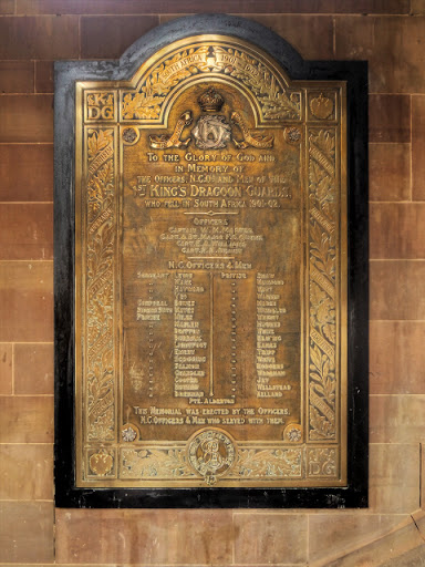 South Africa War Memorial, Manchester Cathedral