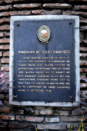 Saint Francis Church historical marker
