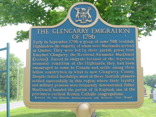 Glengarry Emigration of 1786