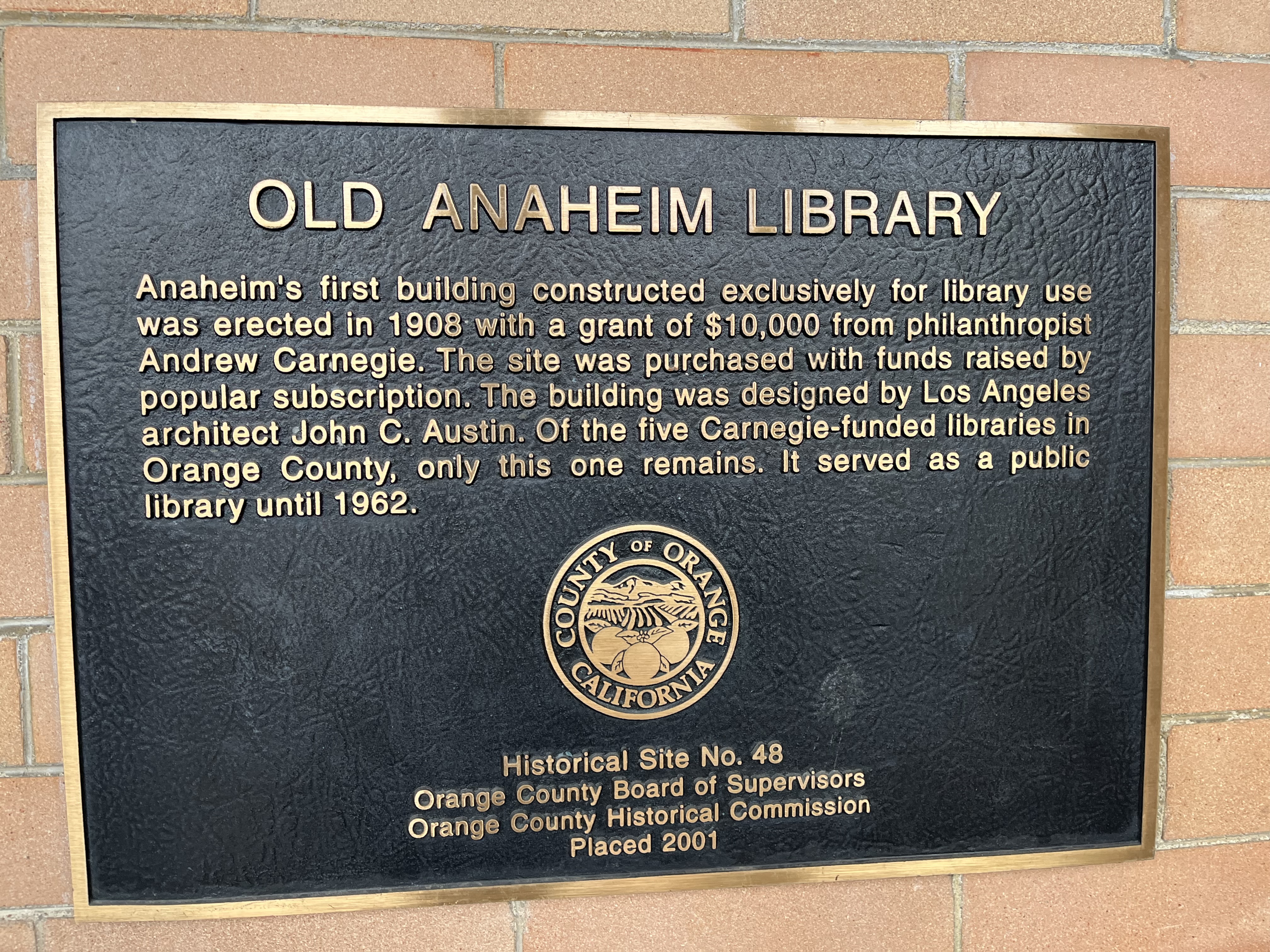 Old Anaheim Library