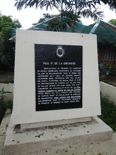 Paul P. de la Gironiere historical marker