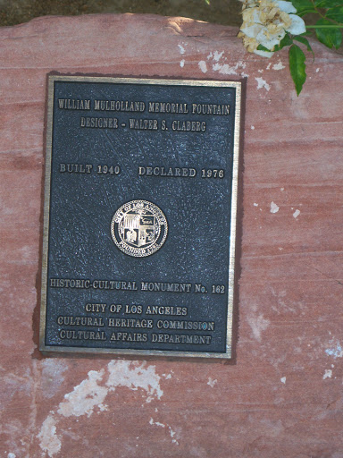 William Mullholand Memorial Fountain - Griffith Park