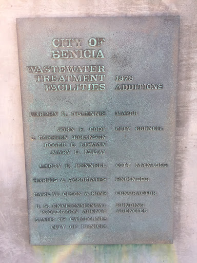 City of Benicia Wastewater Treatment Facilities 1978 Additions