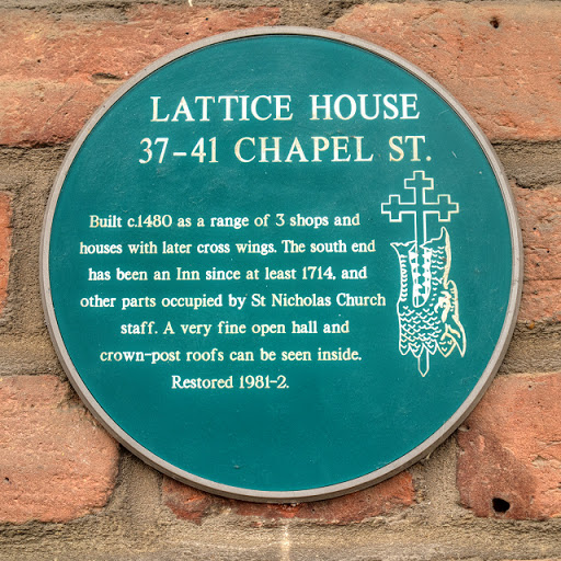Lattice House Plaque