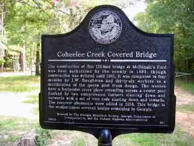 Coheelee Creek Covered Bridge