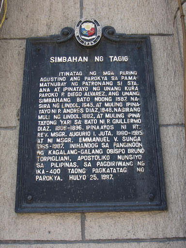 Church of Taguig historical marker