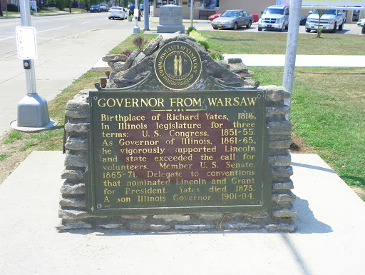 Governor from Warsaw Historical Marker