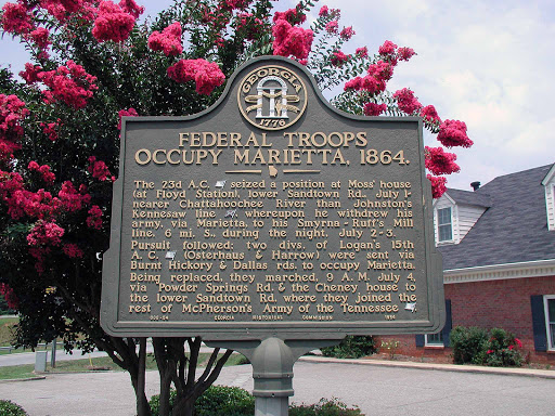 Federal Troops Occupy Marietta 1864