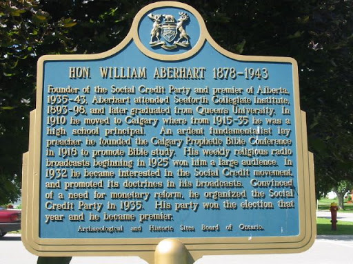 Honourable William Aberhart 1878-1943