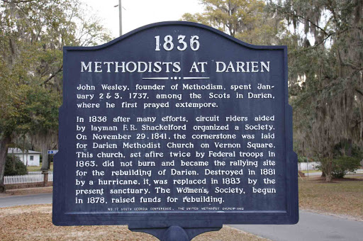 1836 Methodists At Darien