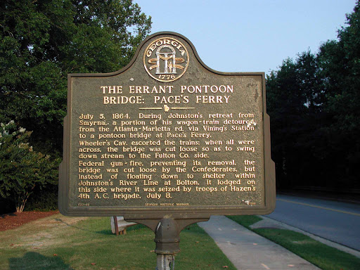 The Errant Pontoon Bridge: Pace's Ferry