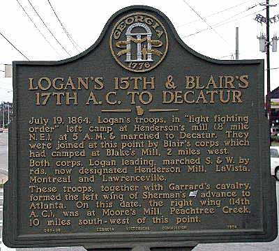 Logan's 15th &amp; Blair's 17th A.C. to Decatur