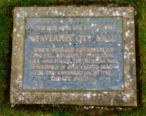 This Was Once the Site of the Beaverton City Hall