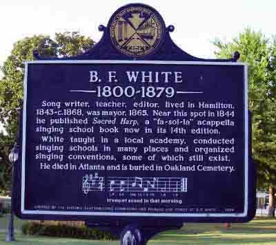 B. F. White 1800-1879