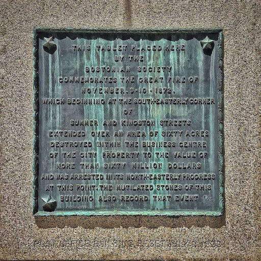 The Great Fire of 1872, Boston