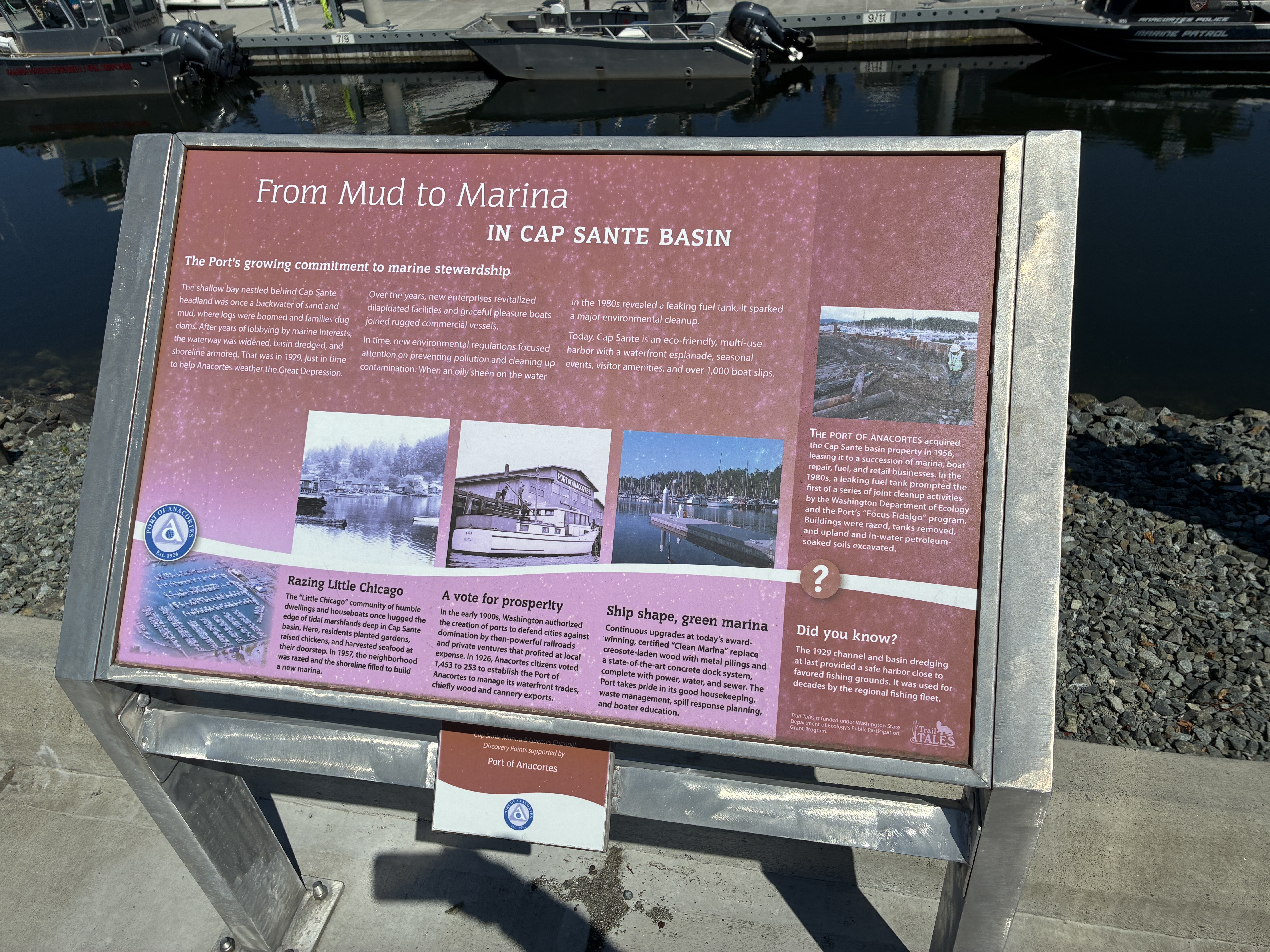 From Mud to Marina in Cap Sante Basin