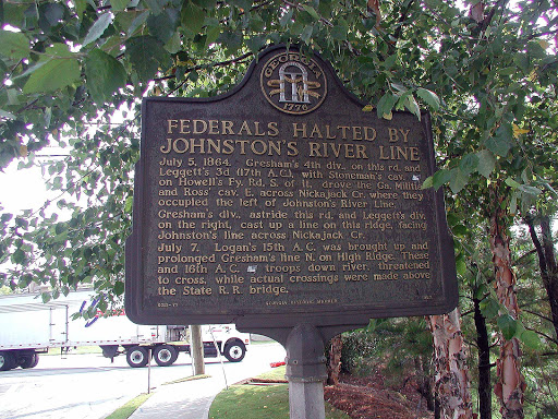 Federals Halted by Johnston's River Line