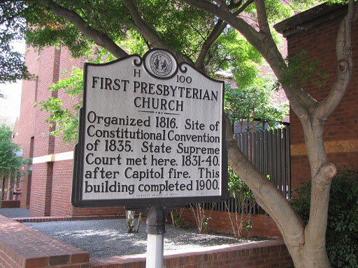 First Presbyterian Church Marker