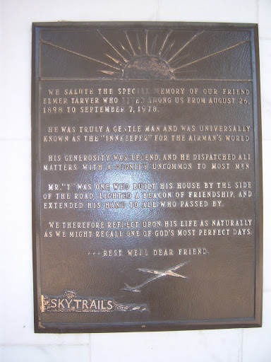 Memoprial Plaque - Portal of the Folded Wing