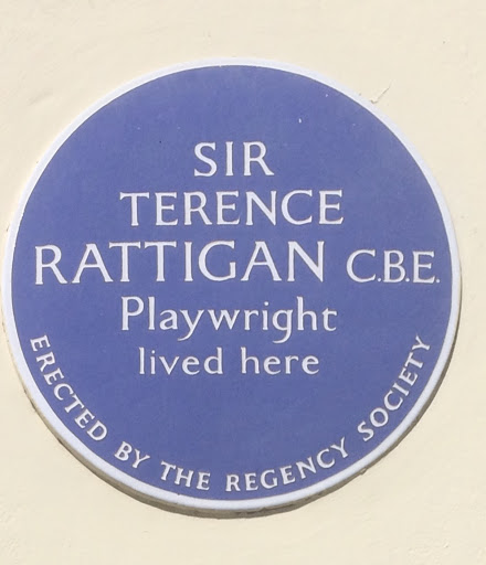 Sir Terence Rattigan C.B.E. Lived Here