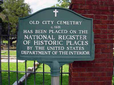 Old City Cemetery c.1831
