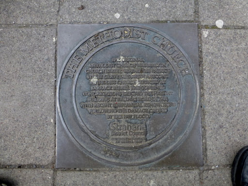 Plaque, The Methodist Church, Strabane