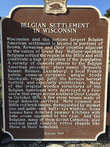 Belgian Settlement in Wisconsin