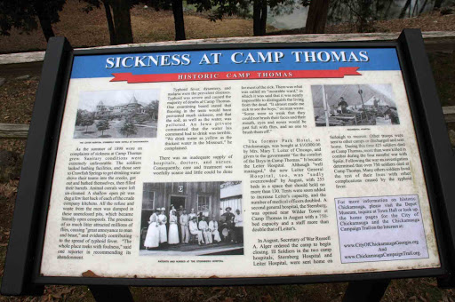 Sickness at Camp Thomas