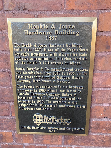 Henkle & Joyce Hardware Building 1887
