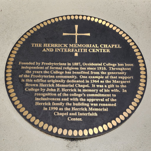 Herrick Memorial Chapel and Interfaith Center, Occidental College