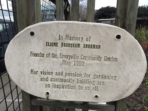 Founder of the Emeryville Community Garden