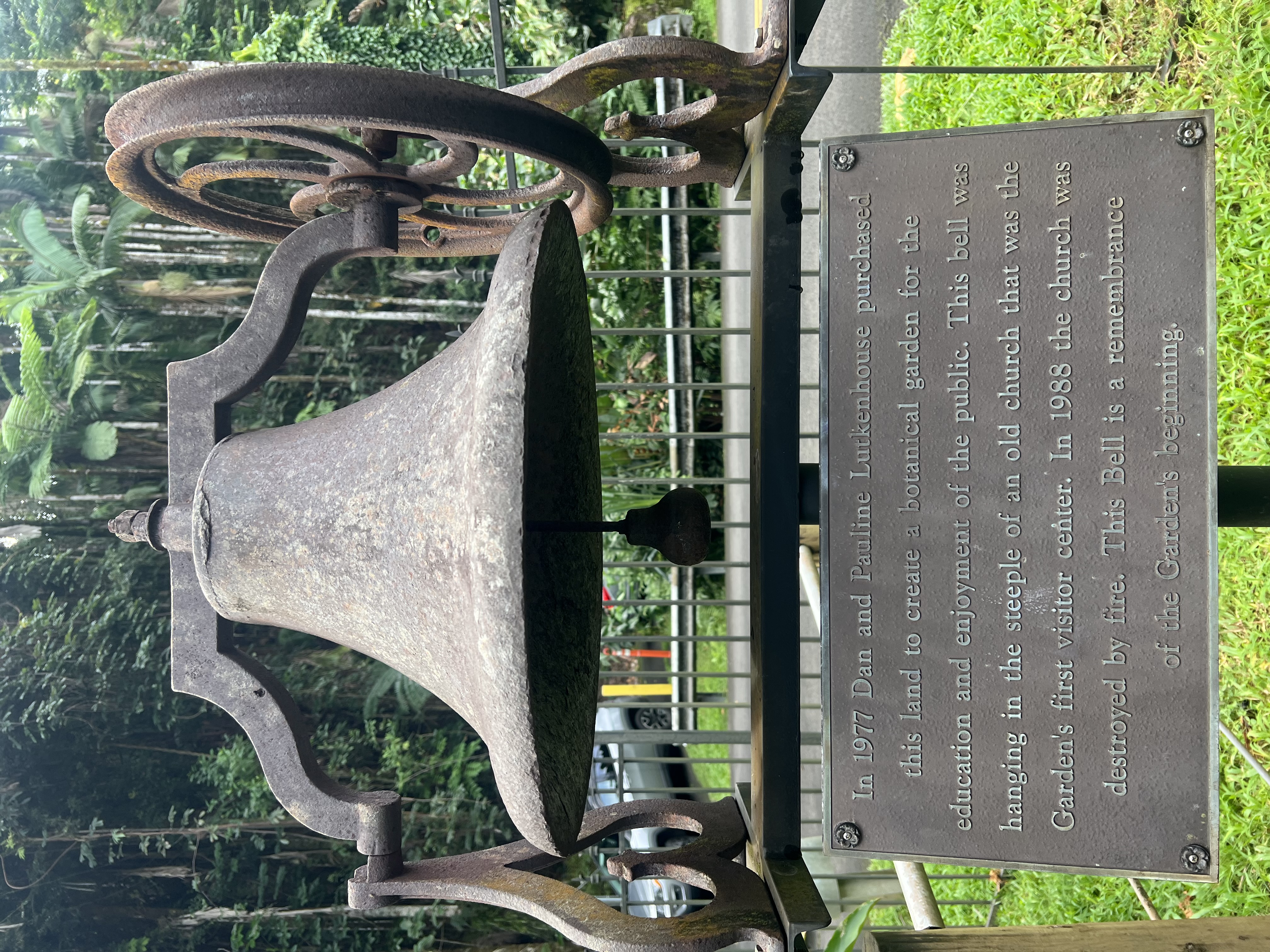 Hawaii Tropical Botanical Garden Bell