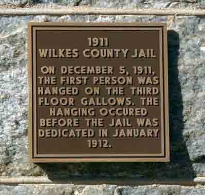 1911 Wilkes County Jail