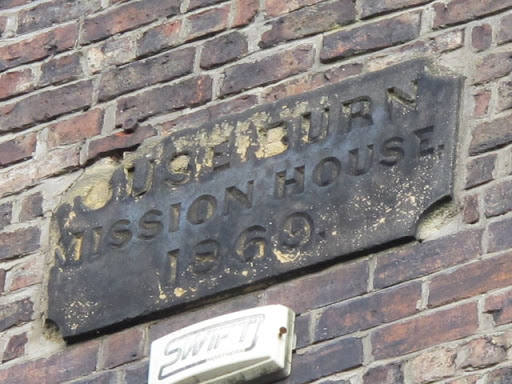 Date plaque on the former Ouseburn Mission House, City Road, NE1