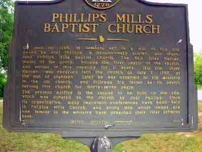 Phillips Mills Baptist Church