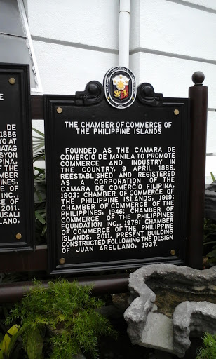 The Chamber of Commerce of the Philippine Islands historical marker