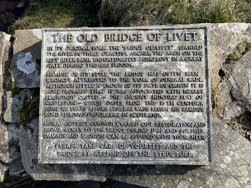 The Old Bridge of Livet (The Packhorse Bridge)