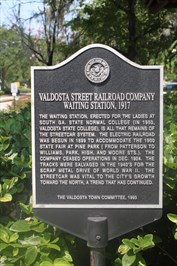 Valdosta Street Railroad Company Waiting Station, 1917